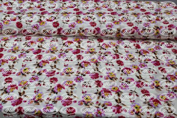قیمت پارچه تترون گلدار زنانه صادراتی